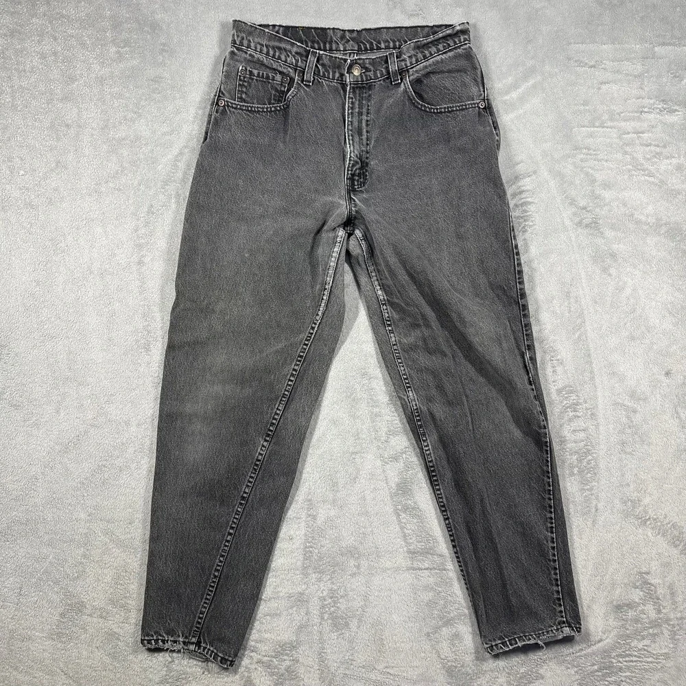 Levi's‎ 560 Jeans Mens 33(30)x32(30.5) Charcoal Grey Relaxed Fit Tapered Vintage